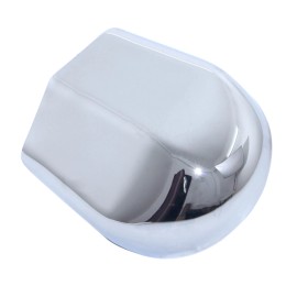 Unbranded Chrome Smooth Horn Cover For Harley Touring Electra Street Road Glide 1993-2023