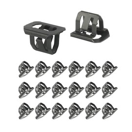 UBOG 20PCS Grill Clips,Car Accessories Grille Clips,Automotive Clips,Grille Clips Replacement,Metal Grille Retainer Clips,Bumper Cover Front Grille Retainer Clips,Replace #15078238 700-053