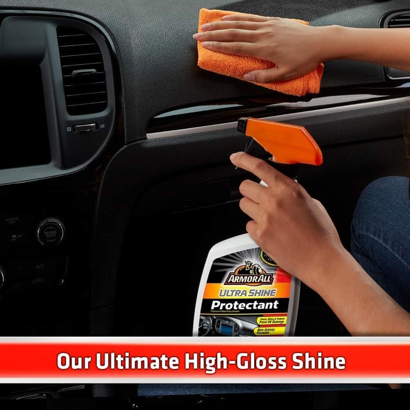 Armor All Ultra Shine Protectant Spray, Car Interior Cleaner Spray