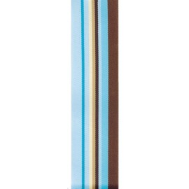 Offray Westbrook Stripe Craft Ribbon, 5/8-Inch Wide by 10-Yard Spool, Light Blue