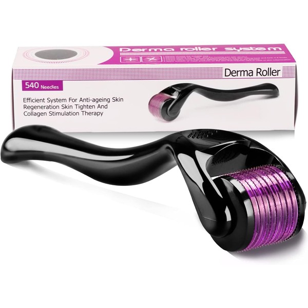 moddestore Dermaroller 0,5 mm 540 Titanyum İğne Cilt Bakımı, Yüz