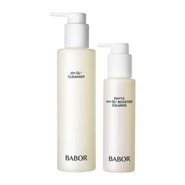 BABOR CLEANSING Set HY-ÖL und Phyto Calming, Reinigungs-Duo, für empfindliche Haut, porentiefe Reinigung, mit Öl und Kräuterextrakt, 2 Teile