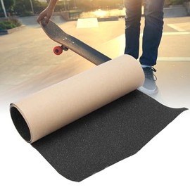 Vbestlife Hoja de Cinta de Agarre para patineta de 9"x 33", Papel de Lija Negro Transpirable Antideslizante para patineta para Patines, escaleras, Pistola, Pedal, Pistola, Silla de Ruedas, escalones