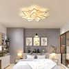 Garwarm Dimmable LED Ceiling Light, 72W Modern Acrylic Flush Mount