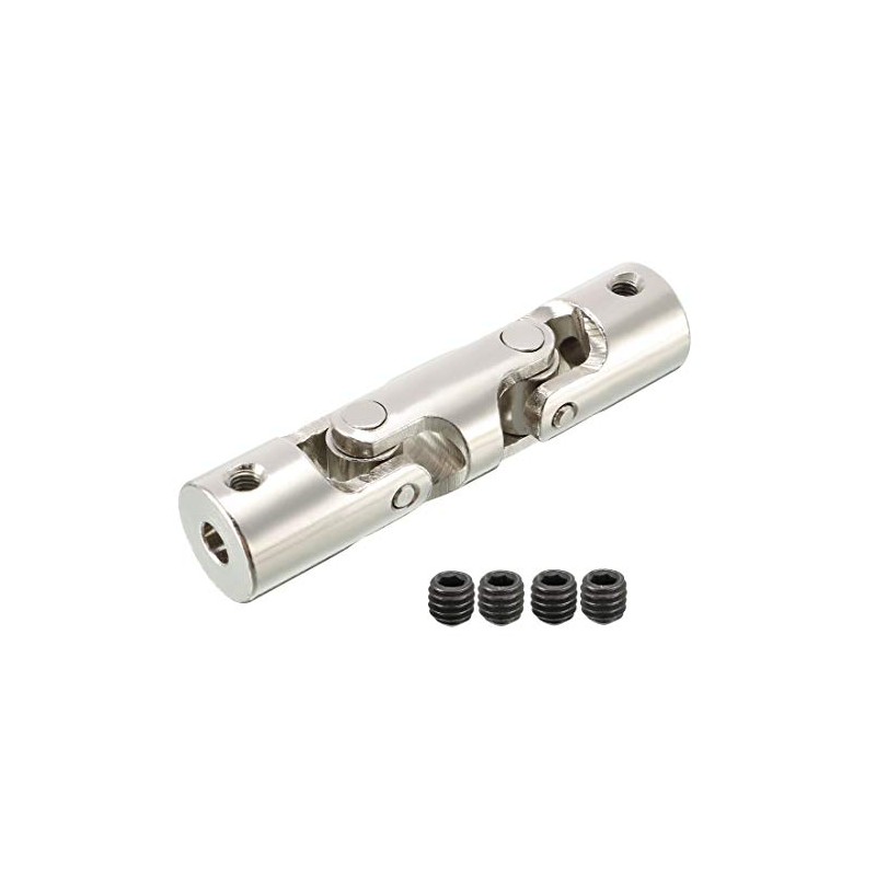 sourcing map 4mm to 4mm Inner Dia 2 Section Rotatable