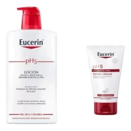 Kit Crema Corporal Eucerin Ph5 Loción Hidratante 76 Gr 1 Lt Neutra