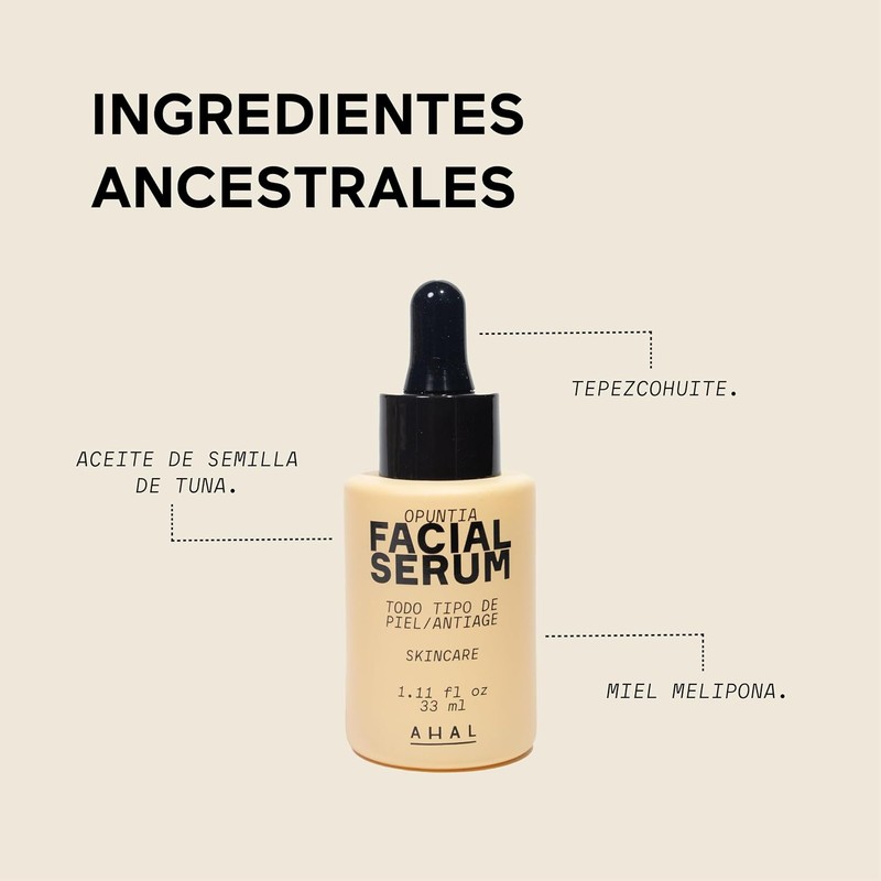 Suero facial hidratante AHAL – Hidratación profunda, antioxidante y anti‑manchas,