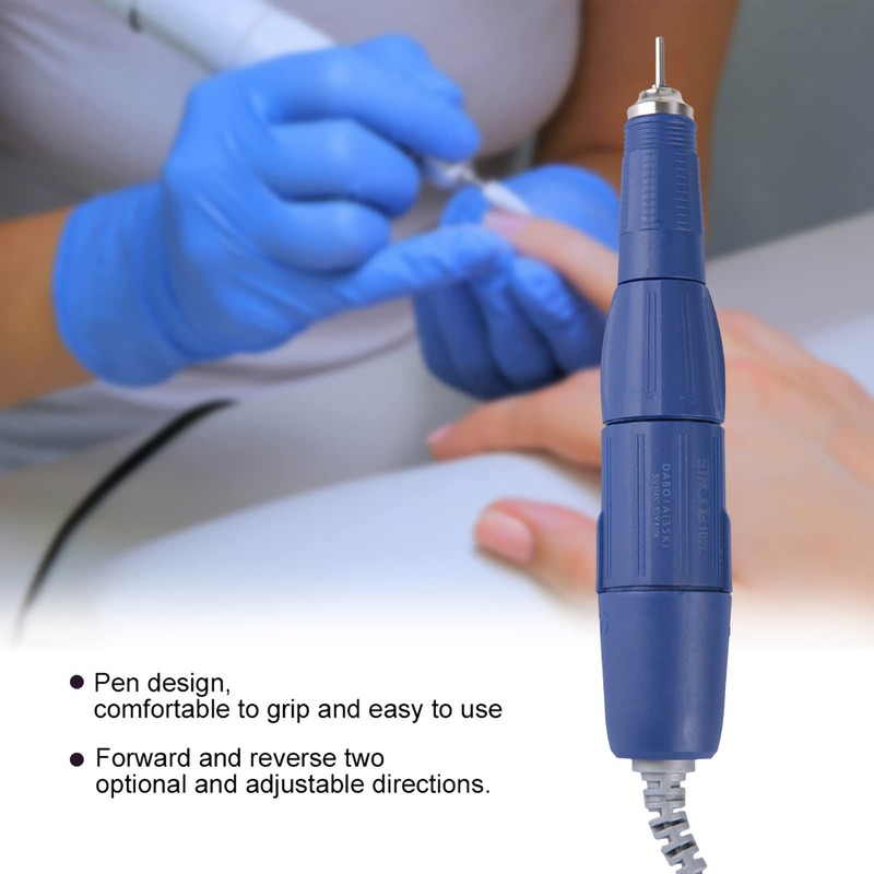 ZIZEV Taladro de Uñas Azul para Amoladora Máquina Dental Manicura,