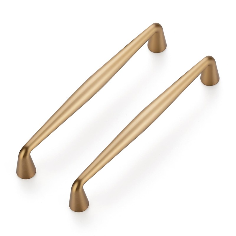 Ravinte 10 Pack 5 Inch Champagne Bronze Kitchen Cabinet Handles