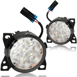 TINWID1919 LED Fog Light Lamp Set Replacement for Kenworth T660 T680 (SET)