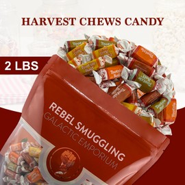 Harvest Chews Midgees Bulk 2LB Bag of Chewy Fall Candy by Rebel Smuggling Galactic Emporium
