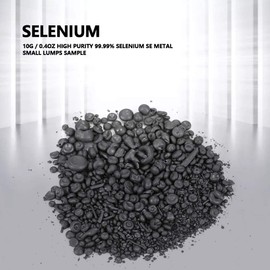 Marhynchus 99.99% Selenium Metal Se Metal Element High Purity Selenium Small Lumps Sample 10g / 0.4oz Industrial Welding Welding Rods and Wires selenium high purity selenium· high purity