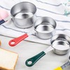 Fox Run 4839 Measuring Cup Set with Colored Handles, Stainless