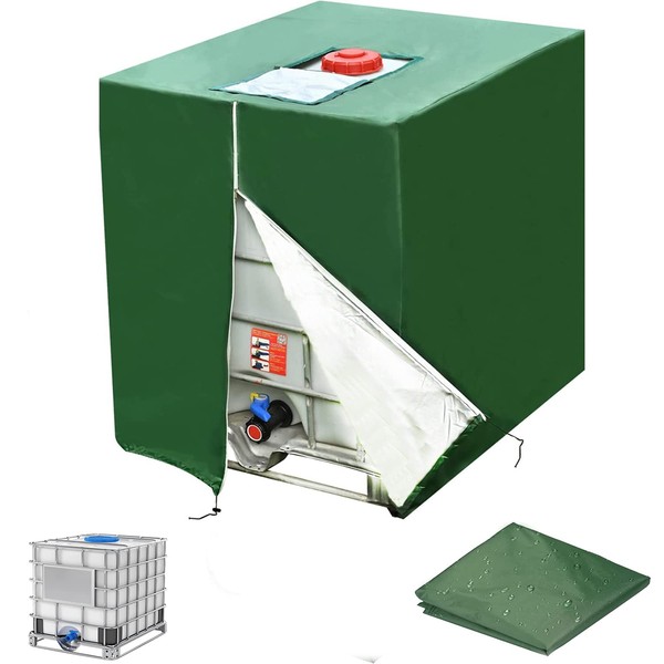 IBC Tote Cover,DWcouple IBC Water Tank Cover for 1000L IBC