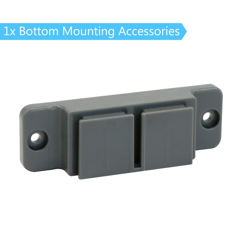 KISKIZ Extra Wide Retractable Baby Gate Replacement Parts Kit (Gray)