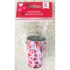 Greenbrier 3pc VALENTINE HEARTS Mini Tin Bucket Pail LOT/SET of
