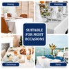 Alan Symonds White Tablecloth | 60x102 Inch (152cm x 260cm)
