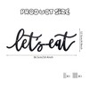 Metal Let's Eat Sign, Rustic Cutout Eat Signs, Farmhouse Wall