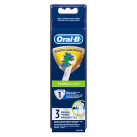 Oral-B Floss Action Replacement Electric Toothbrush Heads, 3ct
