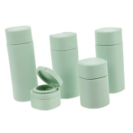 NOLITOY Travel Leakproof Containers Set for Toiletries Portable Refillable Bottles with Clear Zippered Bag for Shampoo Conditioner Lotion Wash Durable Travel Accessories