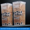 Tiawudi 2 Pack Bread Box, Plastic Bread Container, Bread Storage