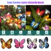 Solar Butterfly Ligths Outdoor 4 Pack 32LED Solar Power Garden