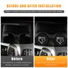 Dickno 2PCS Car Cup Holder Coaster, 2.76 Inch Blessed Cross