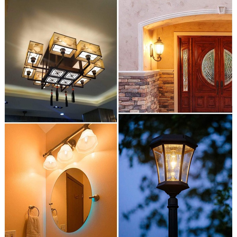 BRIMAX F15 8W Led Porch Light Bulb Outdoor, E26 Medium