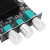 Power Amplifier Module Dual Channel Subwoofer 100Wx2 DC12‑24V BT 5.0