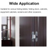2 Pieces Concealed Folding Hinges 180 Degree Folding Door Hidden
