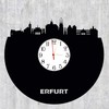 bigcopy e.K. Erfurt Skyline Wall Clock with Dial / Vinyl