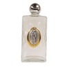 St. Peregrine Glass Holy Water Bottles, 8oz, 5", Made in