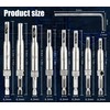 Self Centering Drill Bit Set, Be Compatible with 1/4 in