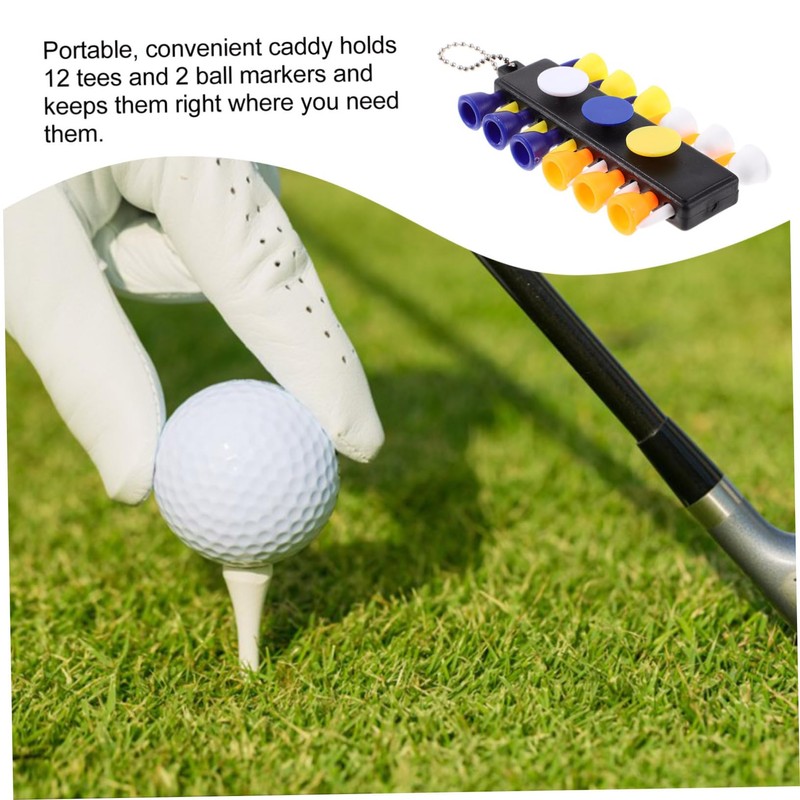 Outanaya Complete Golf Kit: 12 Tees Markers Divot Tool Pencil