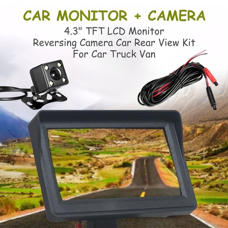 4.3 Inch TFT LCD Car Monitor Vehicle Rear View Reverse