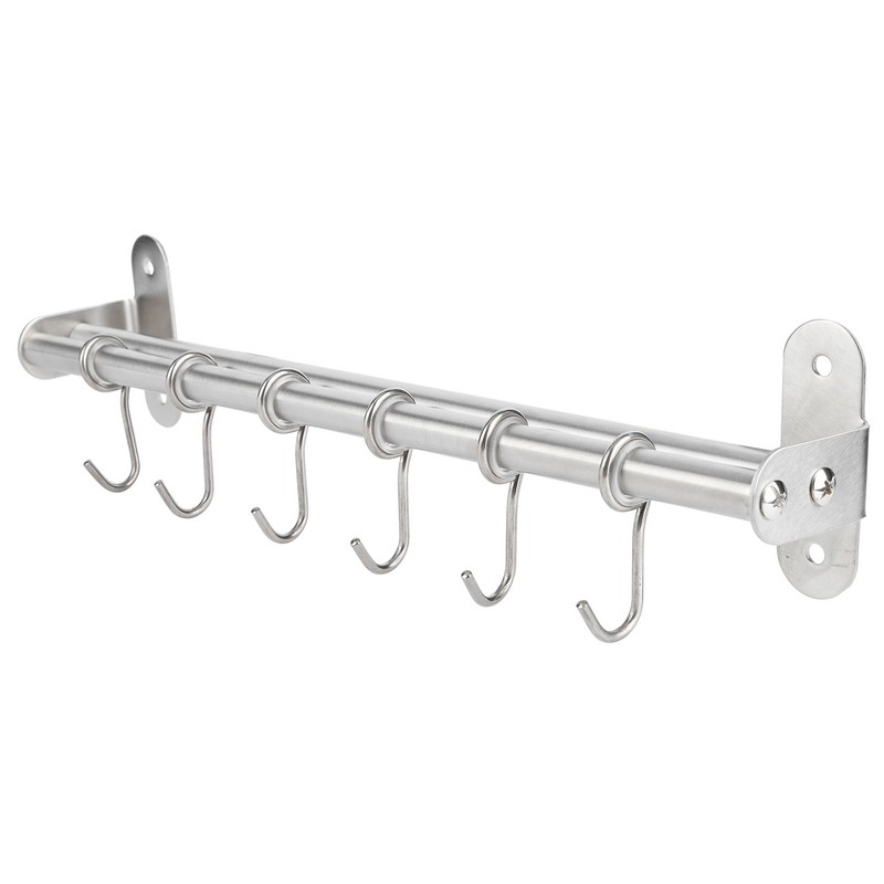 Wall Mounted Storage Shelves Pot Lid Rack Utensil Hanger Hook