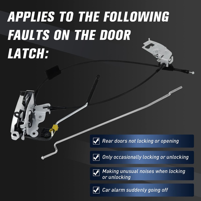 MOTORSTAR Right Hinged Door(Right 60%) Latch 8C2Z-15264A00-D