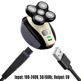 5V USB Charging Cable Compatible with Freebird Head Shaver Kit, Electric Razor Charger Cord with 1 Cleaning Brush