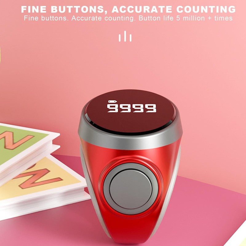 Finger Counter - 4 Digit Electronic Finger Tally Counter,Portable Prayer