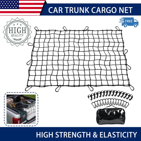 VEHITO Large Cargo Nets for Pickup Trucks 5'x7' Heavy Duty