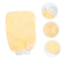 ULTECHNOVO 1pc Faux Wool Car Wash Mitt Double-Sided Auto Cleaning Glove for Car Care Microfiber Material Lightweight and Portable Cleaning Tool for Vehicle Types