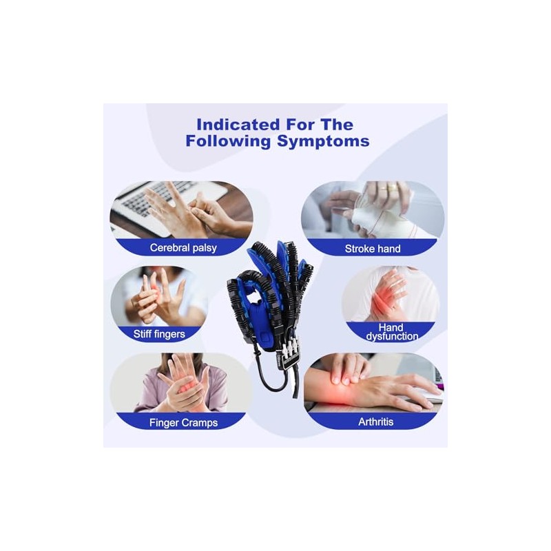 Rehability Robot Gloves Hemiplegia Hand Stroke Recovery Equipment, Hand Dysfunction