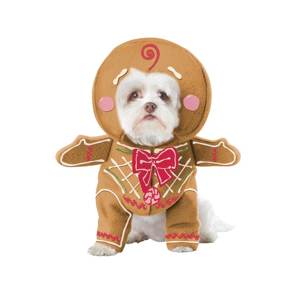 Gingerbread Pup Dog Costume Medium