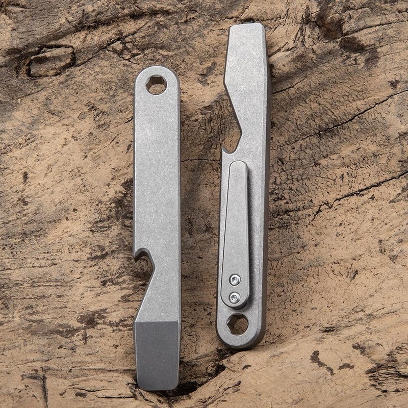 Pry Bar, Titanium Alloy Pry Tool with Bottle Opener/Wrench/Nail Puller