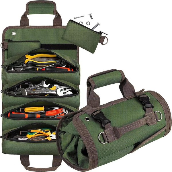 Roll Up Tool Bag, Gifts for Men Dad Husband Him,