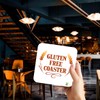 CS915 Gluten Free Coaster Novelty Funny Coffee Tea Drink Gift
