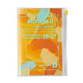 2026 Planner, Schedule Book, Starts in March 2026, Monthly B6 Model, Storage It/Yoshiki Okamura, Summer-mandarin Marks 26SDR-CMU05-OR