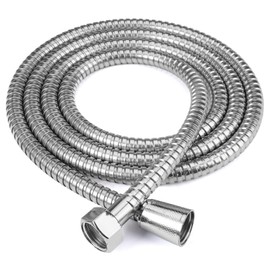Shower Hose 2 m Stainless Steel Shower Hose, Universal Shower Hose, Metal Hose, Explosion-Proof, Super Bendability for Hand Shower, Hand Shower Head