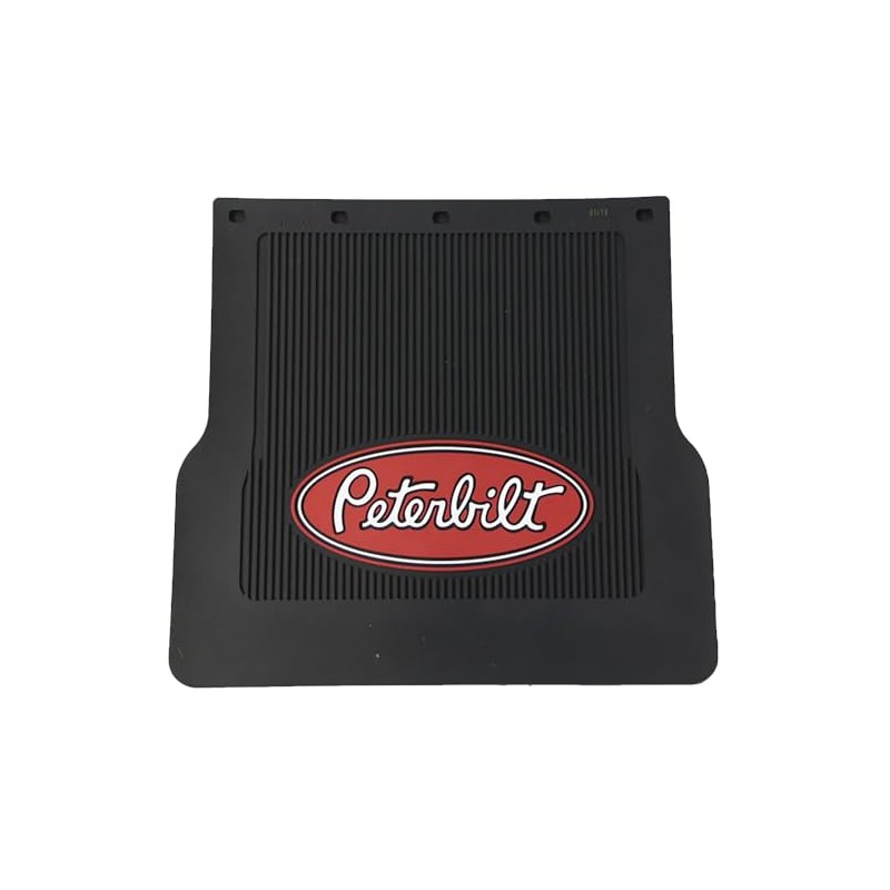 Black Rubber Mud Flap 17 X 16-18 Inch Fits Peterbilt-Single