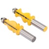 Architectural Router Bit, 1/2 Inch Shank Fishtail Handrail Router Bit